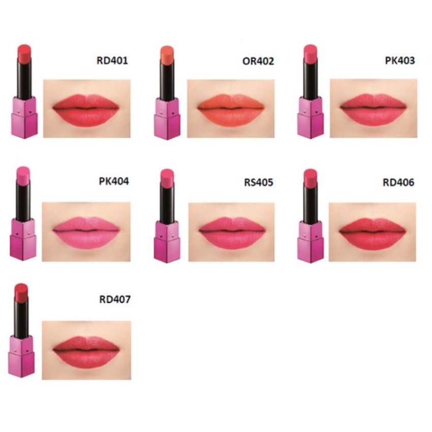 Son Lì ZA Vivid Dare Vibrant Moist Lipstick RD407 (3.5g)