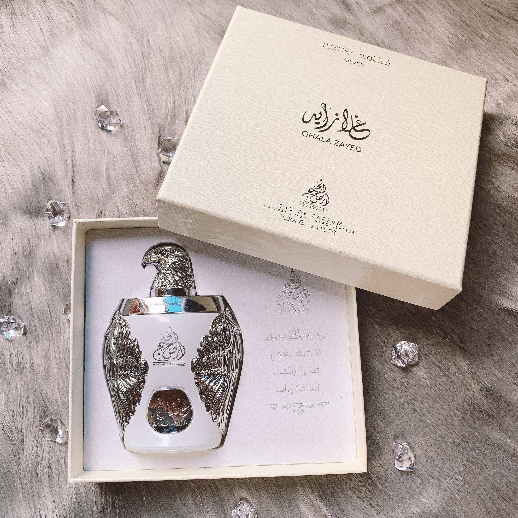 Nước Hoa Ghala Zayed Luxury Silver Eau De Parfum Đại Bàng Trắng 100ml