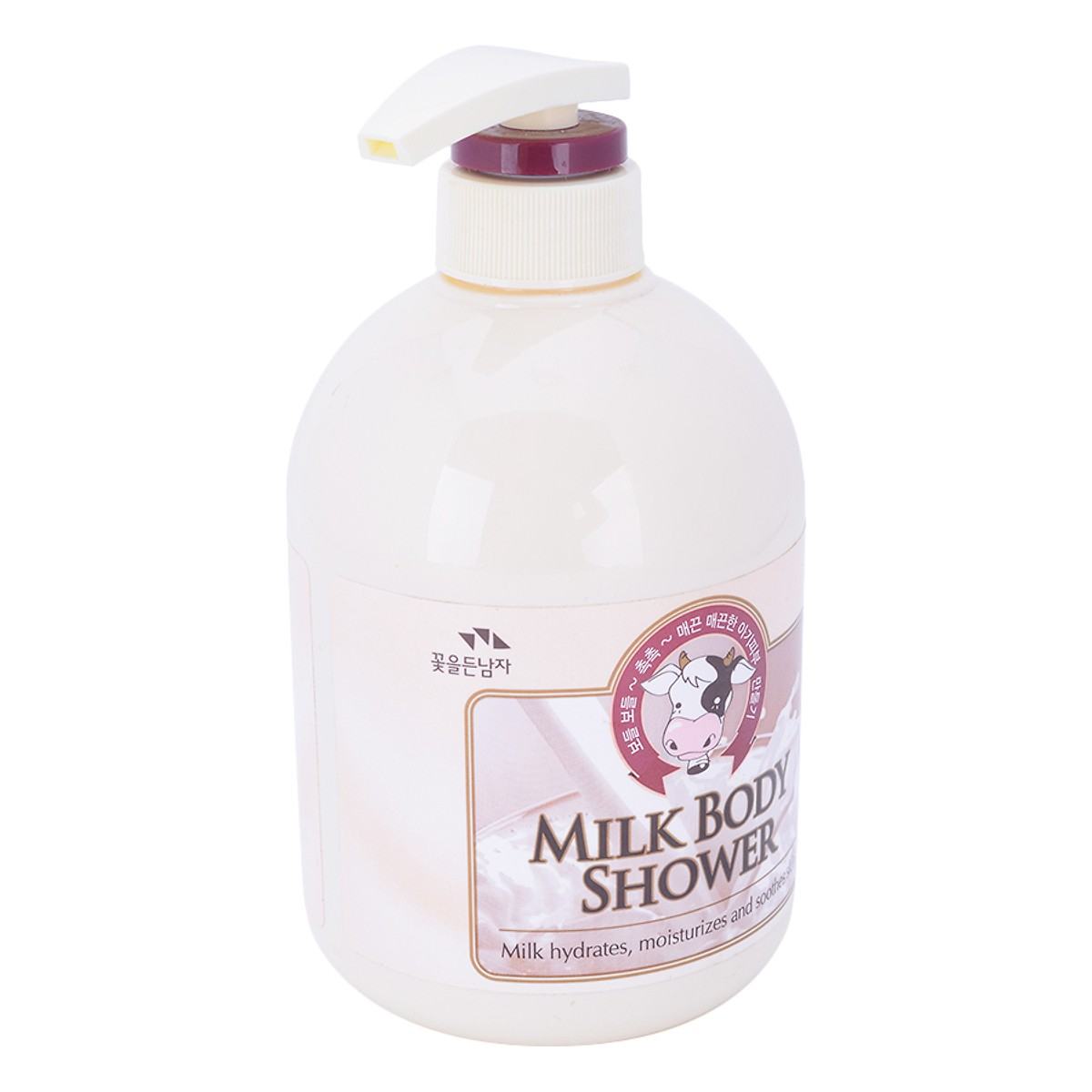 Sữa Tắm Tinh Chất Sữa Milk Body Shower Flor De Man 750ml