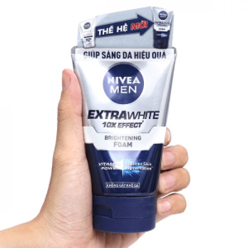 Sữa Rửa Mặt Nivea Men Extra White (100g)