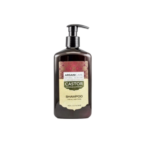 Dầu Gội Bóng Mượt, Phục Hồi & Chống Rụng Arganicare Castor Shampoo (400ml) 
