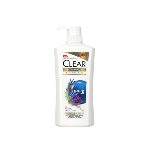 Dầu Gội Sạch Gàu 05 Tinh Dầu Cho Da Đầu Khô Clear Botanique Shampoo Healthy Me (650g) 