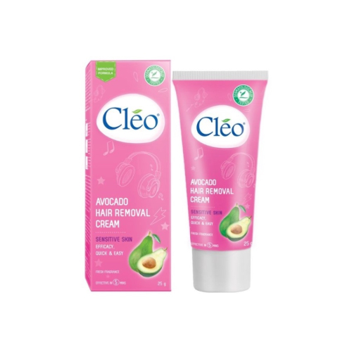 Kem Tẩy Lông Chiết Xuất Từ Bơ Cho Da Nhạy Cảm Hồng Cléo Avocado Hair Removal Cream (50g)
