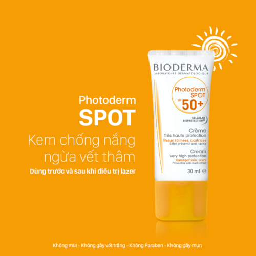 Kem Chống Nắng Bảo Vệ, Ngăn Ngừa Vết Thâm Bioderma Photoderm Laser SPF50+ Crème (30ml) 