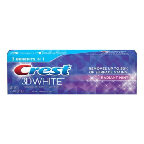 Kem Đánh Răng Crest 3D White Fluoride Anticavity Toothpaste (181g)