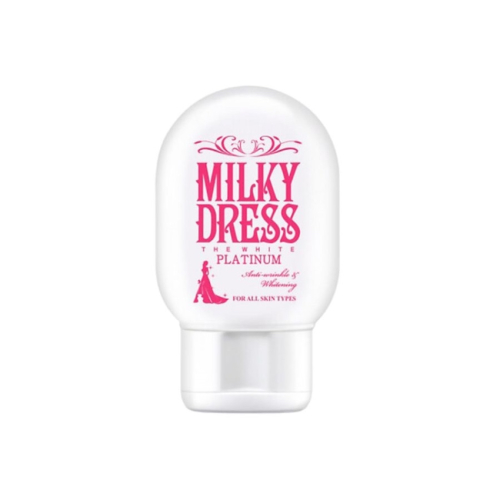 Kem Dưỡng Trắng Da Chống Lão Hóa Milky Dress The White Platinum (65g)