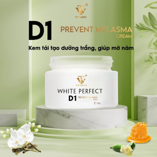 Kem Dưỡng Trắng Da Ngừa Nám Top White White Perfect D1 (30g)