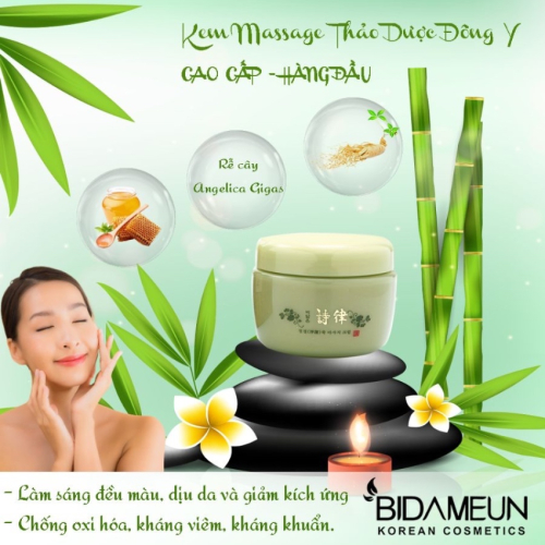Kem Massage Thảo Dược Đông Y Bidameun Artemisia Massage Cream B03 (300ml) 