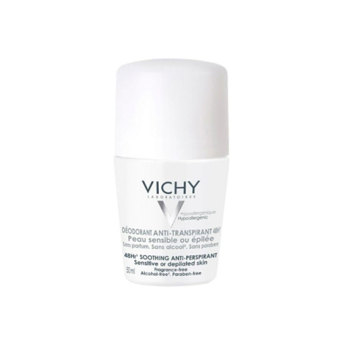 Lăn Khử Mùi Vichy Déodorant Anti-Transpirant (50ml)