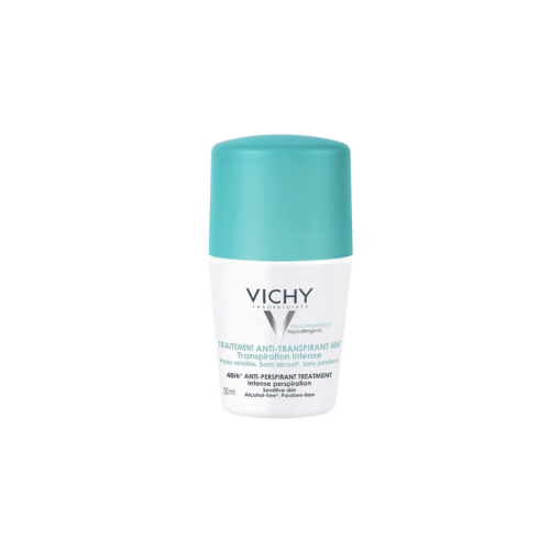 Lăn Khử Mùi Ngăn Mồ Hôi & Giữ Khô Thoáng Vichy Traitement Anti-Transpirant 48H (50ml)