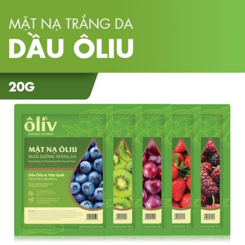 Mặt Nạ Dưỡng Trắng Olive & Việt Quất