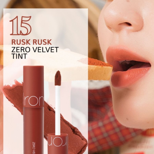 Son Kem Lì Romand Zero Velvet Tint No.15 Rusk Rusk (5,5g)