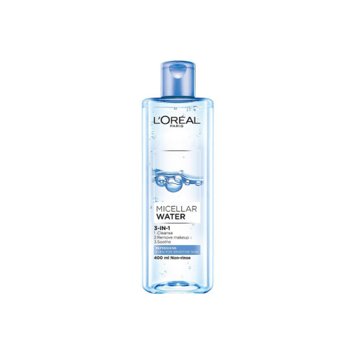 Nước Tẩy Trang Tươi Mát Cho Da Dầu, Hỗn Hợp L'Oréal Micellar Water 3-in-1 Refreshing Even For Sensitive Skin (400ml)