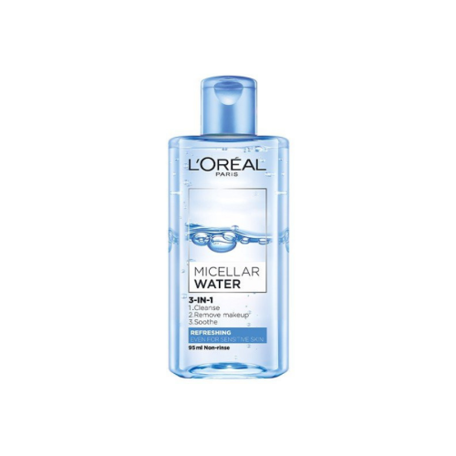 Nước Tẩy Trang Tươi Mát Cho Da Dầu, Hỗn Hợp L'Oréal Micellar Water 3-in-1 Refreshing Even For Sensitive Skin (95ml)