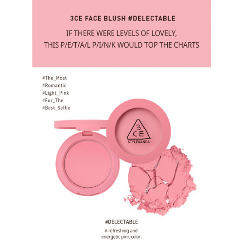 Phấn Má Hồng 3CE Face Blush - Delectable  