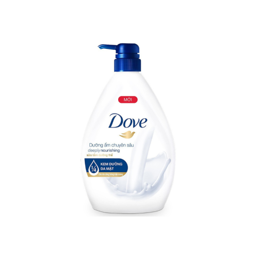 Sữa Tắm Dưỡng Thể, Dưỡng Ẩm Chuyên Sâu Dove Deeply Nourishing Body Wash (530g) + Tặng Nước Rửa Tay (250ml)