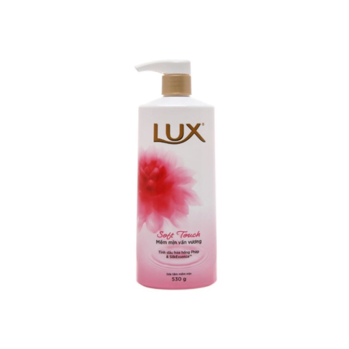 Sữa Tắm Mềm Mịn Vấn Vương Lux Soft Touch - Tinh Dầu Hoa Hồng Pháp (530g) 