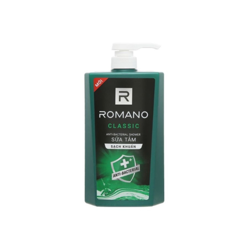 Sữa Tắm Sạch Khuẩn Romano Classic Anti-Bacterial Shower (650g) 