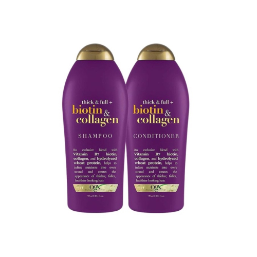 Dầu Gội Ngăn Rụng Tóc OGX Thick & Full + Biotin & Collagen Shampoo (577ml)