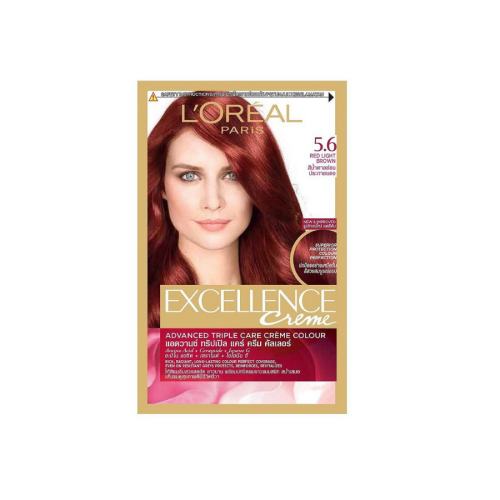 Kem Nhuộm Dưỡng Tóc L'Oréal Excellence Fashion Hair Color Cream - 5.6 Nâu Đỏ (172ml) 